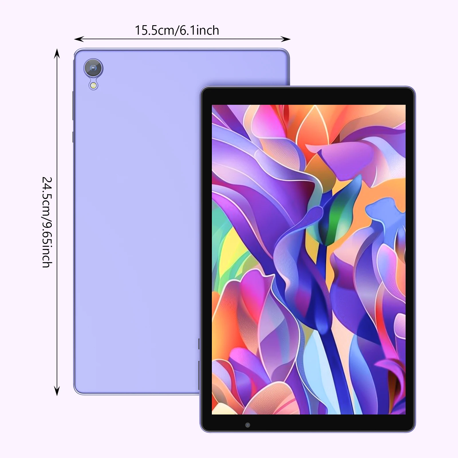 BAKEN Tablet Android 14 com tela HD de 10 polegadas, processador Quad-Core, 4 (2 + 2) GB ROM + 32 GB de RAM, Bluetooth, Google Play - Image 6