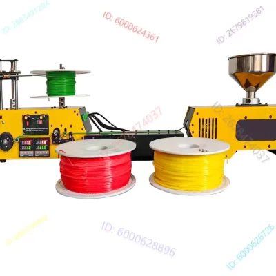 Extrusora de mesa HT400 para filamento de impressão 3D Diâmetro automático do fio 1,75 mm 3 mm para plástico ABS PLA PETG PA