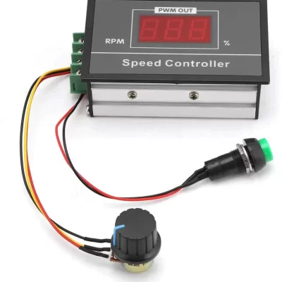 DC 6-60V 12V 24V 36V 48V 30A PWM DC Controlador de velocidade do motor Regulador Controlador de velocidade do motor com interruptor de parada de partida