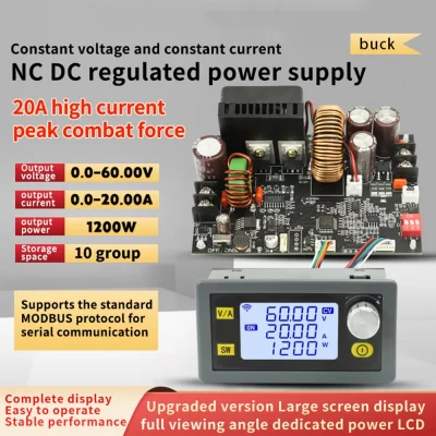 DC 6-70V XY6020L Controle numérico Step Down Fonte de alimentação estabilizada Módulo conversor Buck de corrente de tensão constante