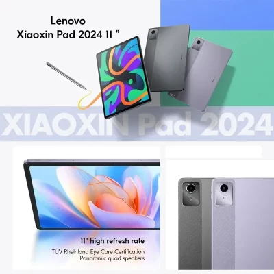 Lenovo-XiaoXin Pad, ROM Global, Tablet, 8GB, 128GB, Pads, Qualcomm Snapdragon 685, Octa Core, 11 ", WiFi, Câmera de 8MP 7040mAh, Carregador de 20W, 2024
