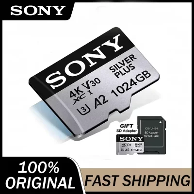 Sony original cartão micro sd 512gb cartão de memória até 100 mb/s c10 u3 cartão de memória flash micro tarjeta sd adaptador gratuito