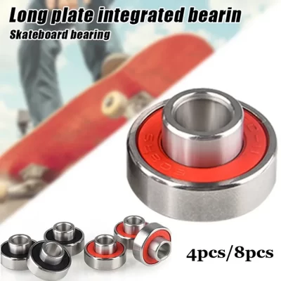 4/8 pces 608-2rs rolamentos de skate placa longa rolamento integrado ABEC-11 peças e acessórios de rolamento de velocidade silenciosa de alta velocidade