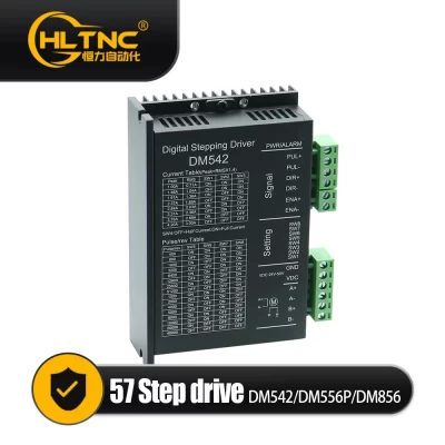 Motorista do motor de Microstep Suitble para o motor deslizante, tensão da fonte, 42, 57, 60, DM542, DM556P, DM85, Nema17, Nema23, Nema24, 24-50V, CC 1-5.6A