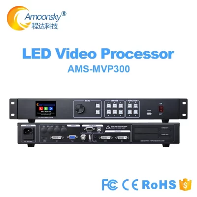 Alternativa do processador de vídeo LED MVP300 para VDWall LVP300 Huidu DP601 Processador de parede LED para exibição de publicidade de parede de vídeo LED