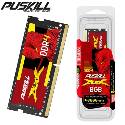 PUSKILL DDR4 Notebook Ram DDR3L 32GB 16GB 8GB 4GB 1.2V 3200MHz 2666MHz 2400MHz 1.35V 1600MHz 1333MHz Sodimm Memória para laptop