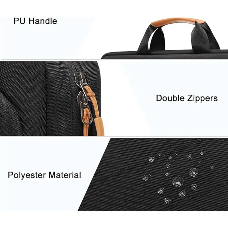 15.6 16 inch Laptop Shoulder Messenger Bag Computer Bag Sleeve Briefcase for MacBook Air 15 Pro 16 M4 M3 M2 M1 Case HP Dell Acer - Image 5