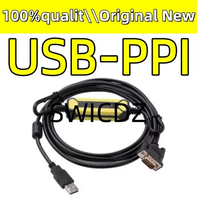 100% novo original USB-PPI PLC adaptador USB para RS485 S7-200 PLC