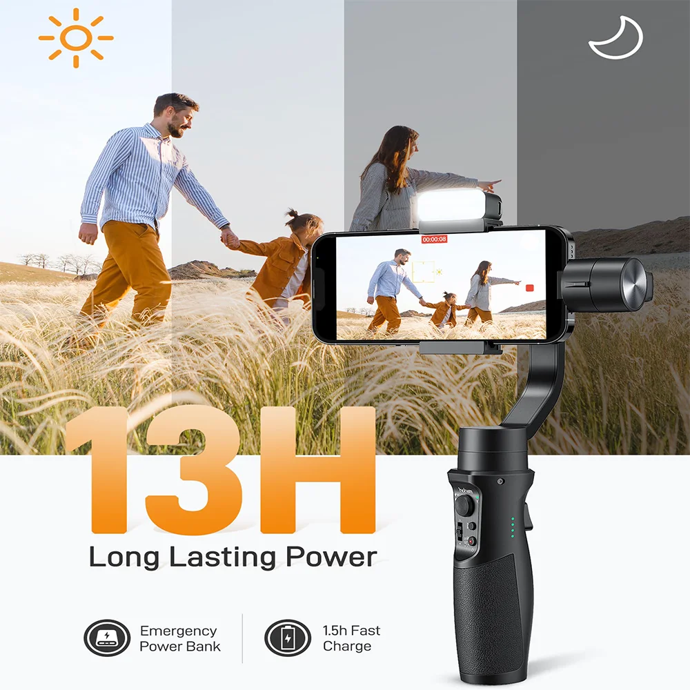 Hohem iSteady Mobile Plus 2024 3-Axis Handheld Gimbal Smartphone Stabilizer Video Recording for for iPhone 15 Pro Xiaomi Huawei - Image 4