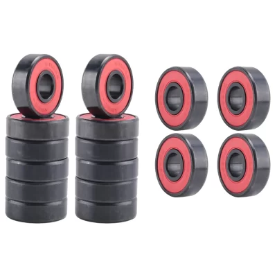 Rolamentos cerâmicos para a roda do skate do skate, alta velocidade, desgaste-resistente, 16 PCes