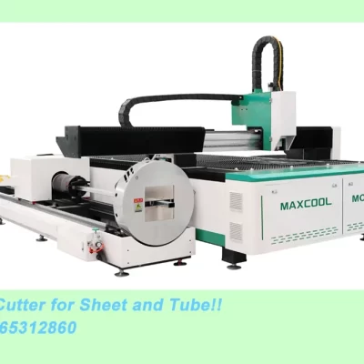 Maxcool 1500w 2kw 3kw máquina de corte de fibra cnc cortador a laser de metal adicionado máquinas de dispositivo rotativo para tubos de chapa de aço