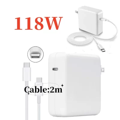 For MacBook Pro Charger 118W USB C Power Adapter For MacBook Pro 16 15 14 Inch 2021 2020 2019 2018, New For MacBook Air 13 Inch
