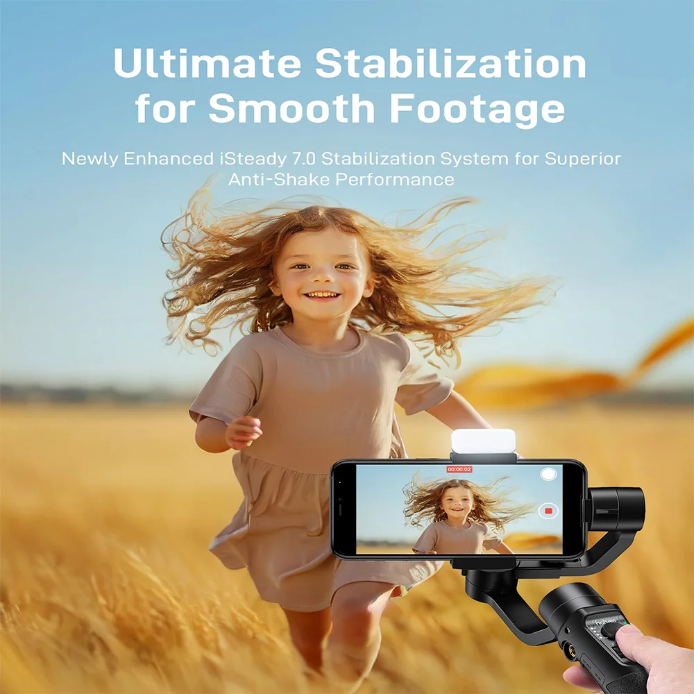 Hohem iSteady Mobile Plus 2024 3-Axis Handheld Gimbal Smartphone Stabilizer Video Recording for for iPhone 15 Pro Xiaomi Huawei - Image 2