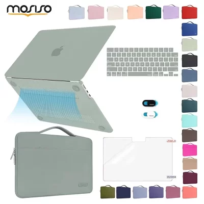 Laptop Case for 2025 MacBook Air 13 Pro 13 14 15 16 inch Case M4 A3240 M3 A3113 M2 A2681 A3185 A3401 A2918 M1 A2337 Shell Cover
