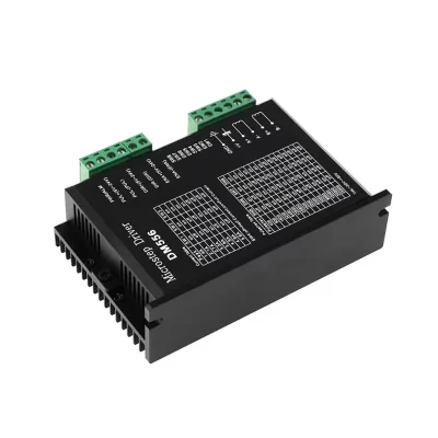 Dm556 driver de motor de passo digital 2 fases 5.6a para motor de passo 57 86 nema23 nema34 controlador de motor de passo