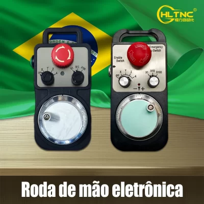 Volante eletrônico enviado no brasil, 4 eixos, e-stop, mpg, máquina de gravação cnc, placa de interface de cartão de movimento, geração de pulso ddcs