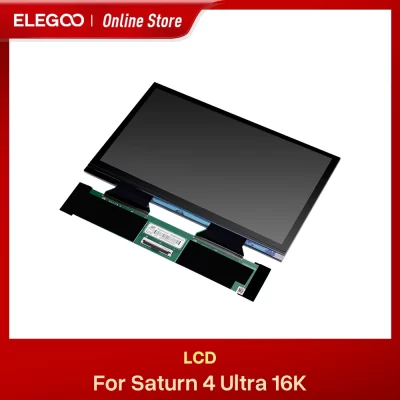 ELEGOO 10'' 16K Mono LCD Screen with 15120×6230 Resolution and 9H Tempered Glass for SATURN 4 ULTRA 16K MSLA 3D Printer