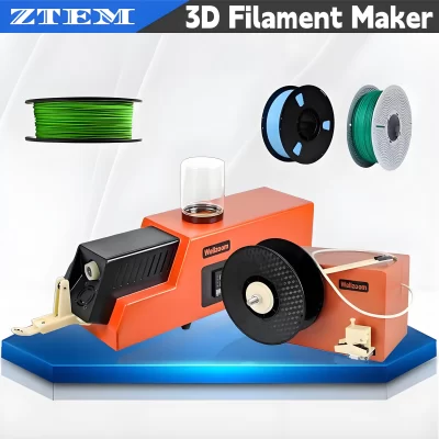 Extrusora de impressão 3D Fabricante de filamento 3D 1,75 mm 3 mm Extrusora de consumíveis de impressão 3D para PLA ABS PVA HIPS PETG PC PP PE Extrusão
