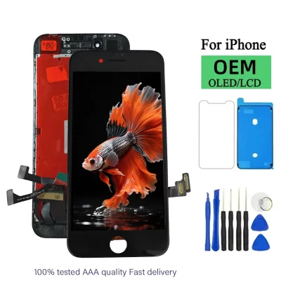 100% Test Screen For iPhone 7 8 Plus LCD Display With 3D Touch Screen Digitizer Assembly For iPhone 7 8 Plus Display Replacement