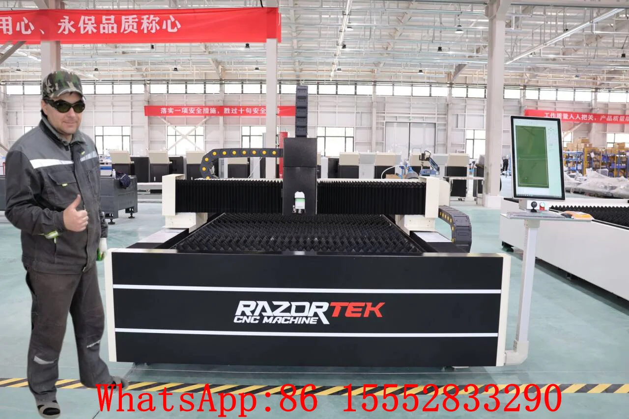 Ce 3015 1500w 2000w 3000w 6000w metal cnc fibra laser cortador máquina de corte para ferro aço alu placa cobre folha corte - Image 2