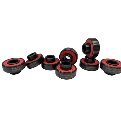 Rolamentos cerâmicos híbridos para skate inline, scooter skate, longboard, preto, pacote de 8, 608