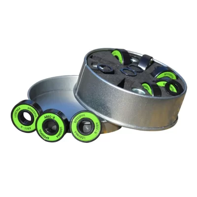 Rolamentos de skate premium, rolamentos pro longboard, ABEC-9 com caixa de armazenamento