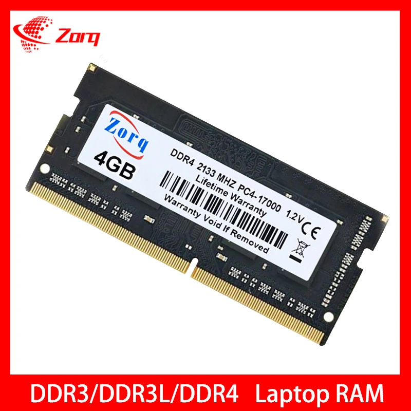 DDR2 DDR3 DDR3L DDR4 4GB 8GB 16GB 2133 2400 2666Mhz Sodimm PC3 10600 12800 PC4 19200 21300 Notebook 1333 1600 Laptop RAM Memory