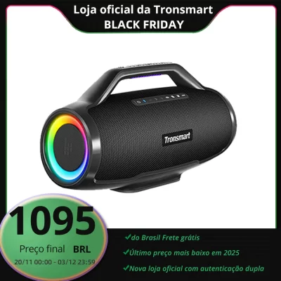 Tronsmart Bang Max Speaker Bluetooth Powerful Party Speaker with 130W, Guitar/Mic Input, Sync Up 100+ Speakers, APP Control