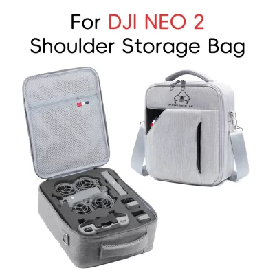 Portable Shoulder Bag Protective Backpack Travel Carrying Case Storage Bag for DJI NEO 2 Drone & Remote & Battery Accessories