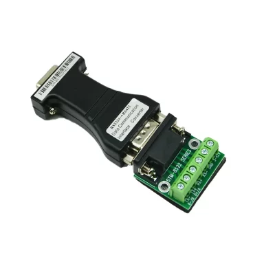 Adaptador industrial rs232 para rs485, conversor rs 232 db9, conector RS-485 para RS-232 isolado meio duplex anti-sobretensão