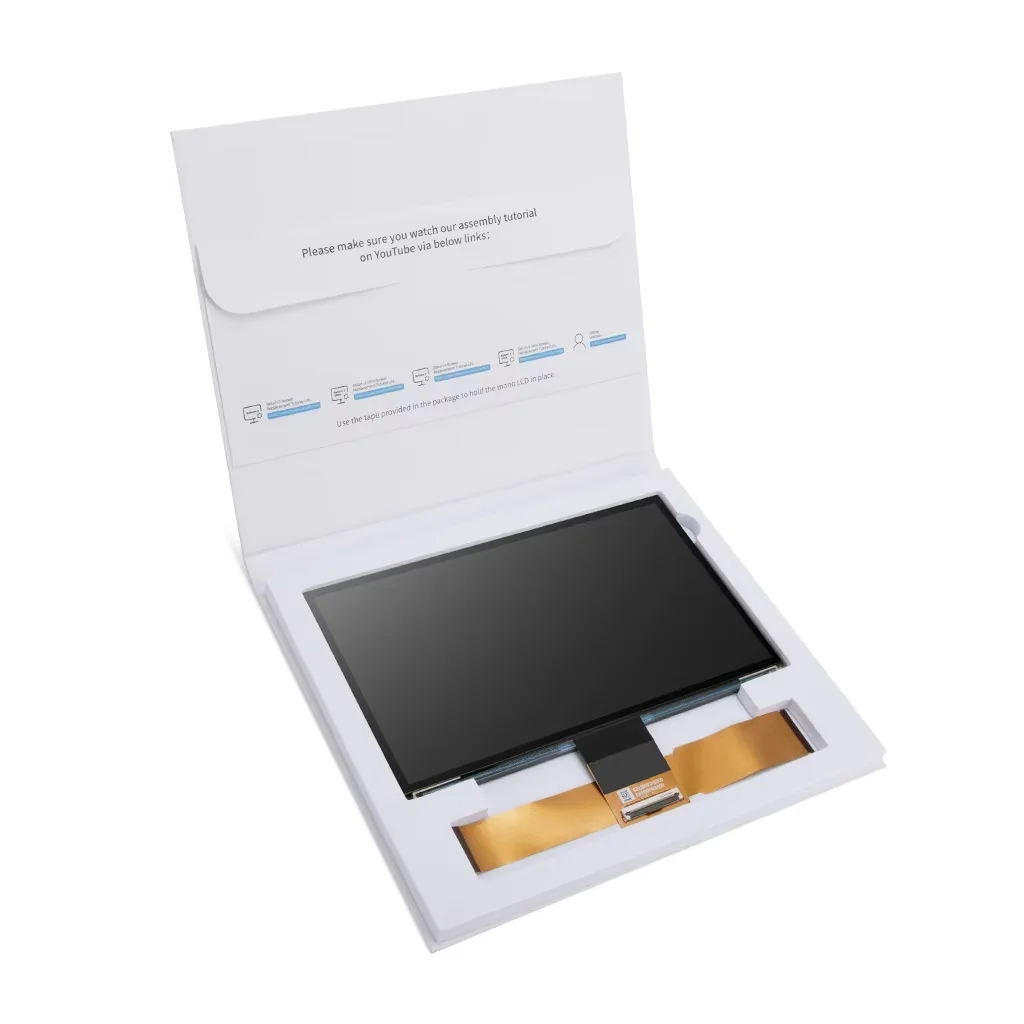 ELEGOO 10'' 12K Mono LCD Screen with 11520x5120 Resolution and 9H Tempered Glass for SATURN 4 SATURN 4 ULTRA MSLA 3D Printer - Image 3