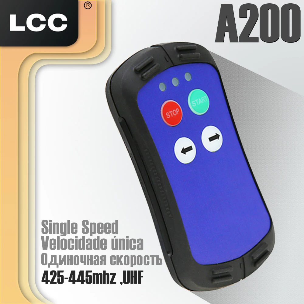 Lcc a200 2 teclas controle remoto industrial universal ip66 controlador à prova d' água para talha elétrica e guindaste traseiro de carro suspenso - Image 2