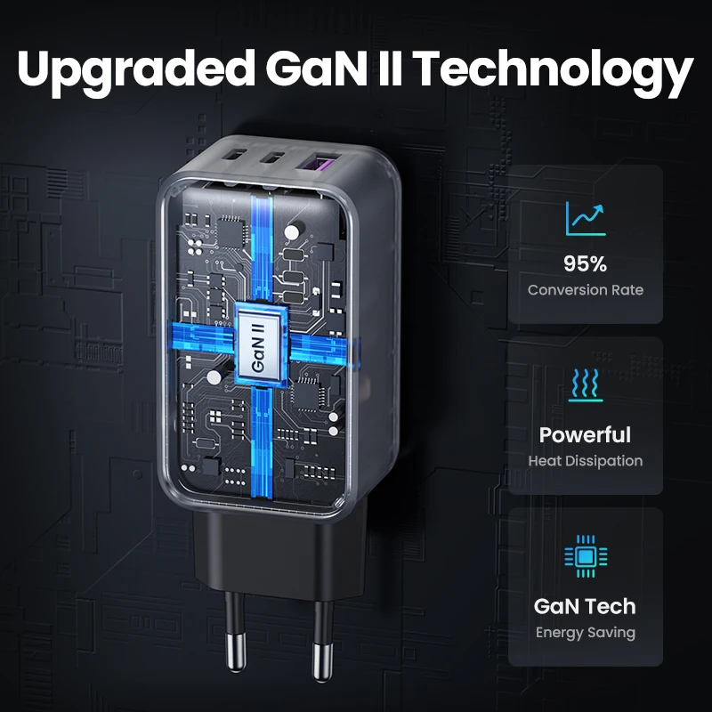 UGREEN 65W GaN Charger Quick Charge 4.0 3.0 USB C Charger for iPhone 17 16 15 Pro Max Laptop Macbook Air Tablet PD Fast Charger - Image 5