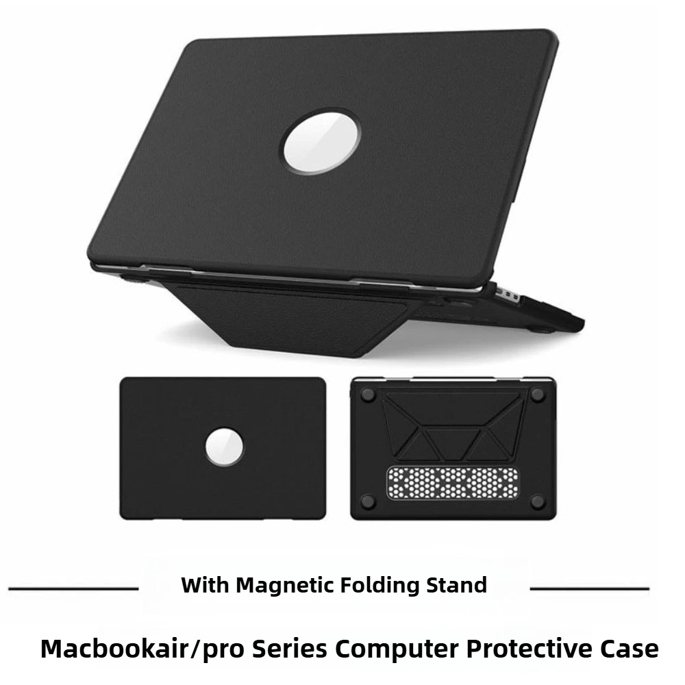 For MacBook Air 15 Case 2025 M4 Model A3241 M3 15.3 M2 PU leather Laptop Stand for MacBook 2020-2025 Air 13.6 Pro 13 14 16.2 - Image 2