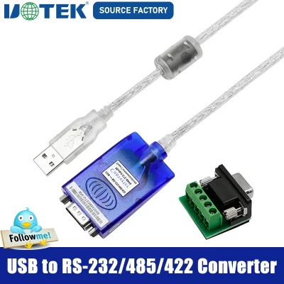 UOTEK-Conector Serial DB9 Full Half Duplex Cable, 4,2 pés, USB para RS232, RS485, RS422, USB-A RS-232 RS-485 RS-422, UT-8890