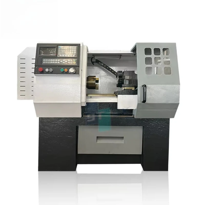 Venda Quente Mini cama de metal plana horizontal torno cnc ck6130 modelo gsk sistema ontrol eixo único multifuncional