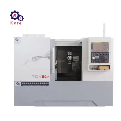 Torno CNC alimentador de barra de baixo custo TCK50 TCK56 Tour Cnc