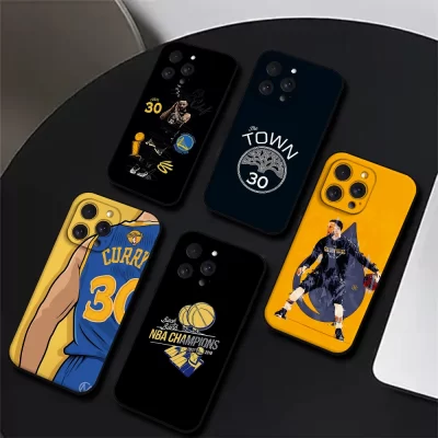 S-Stephen C-Curry Phone Case For Iphone 16 15 11 13 14 Pro Max 7 8 Plus X Xr Xs Max 12mini Black Shell Cover Case