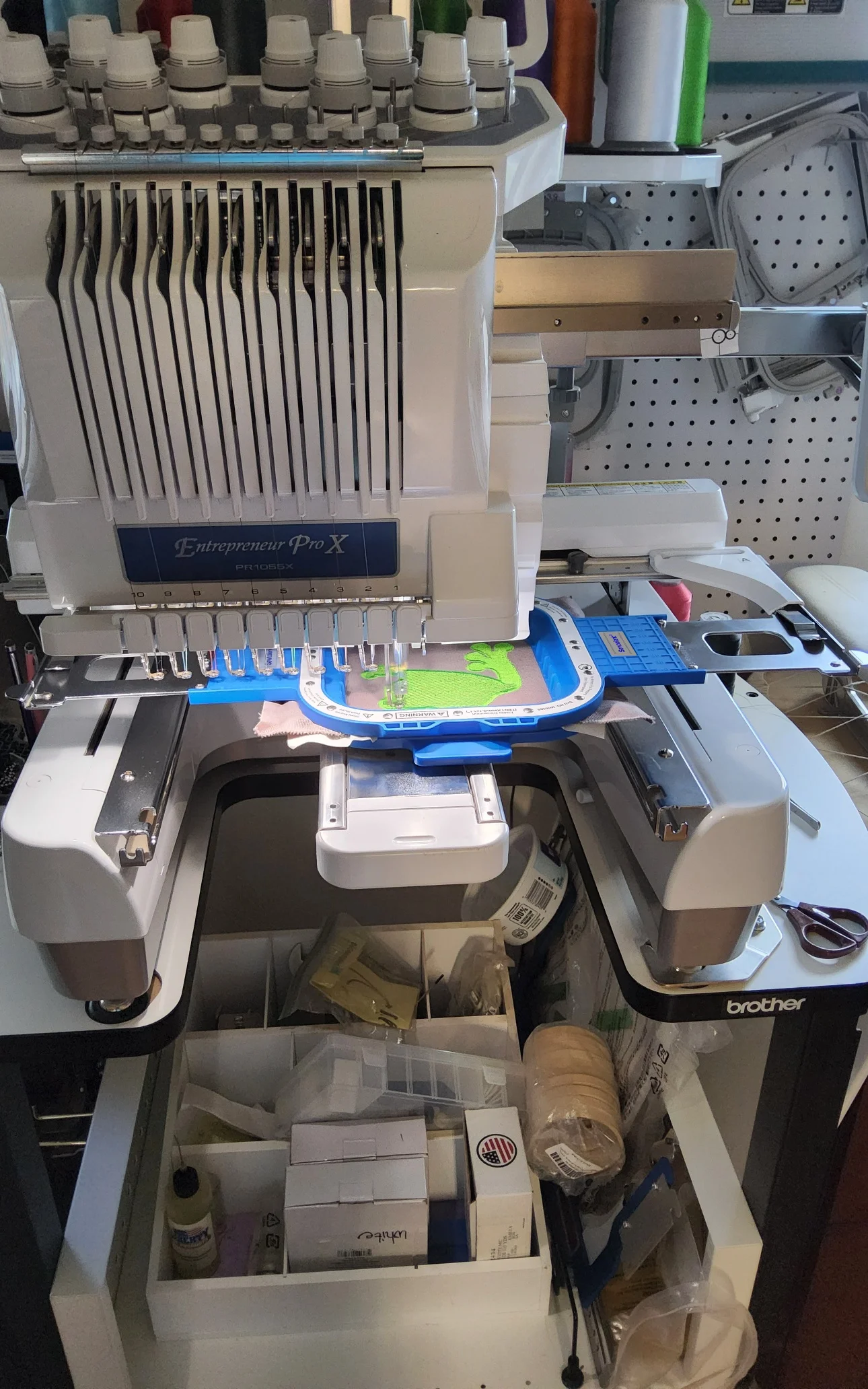 Aros magnéticos bordados Brother para PR1050X PR1055X PR680W PRS100 PR650 etc. Máquina de bordar magnética com estrutura poderosa