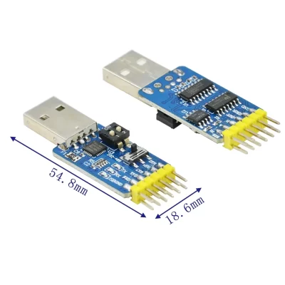 CP2102 módulo de porta serial multifuncional seis em um usb para TTL 485 232 conversão mútua compatível com nível de 3,3 V/5 V