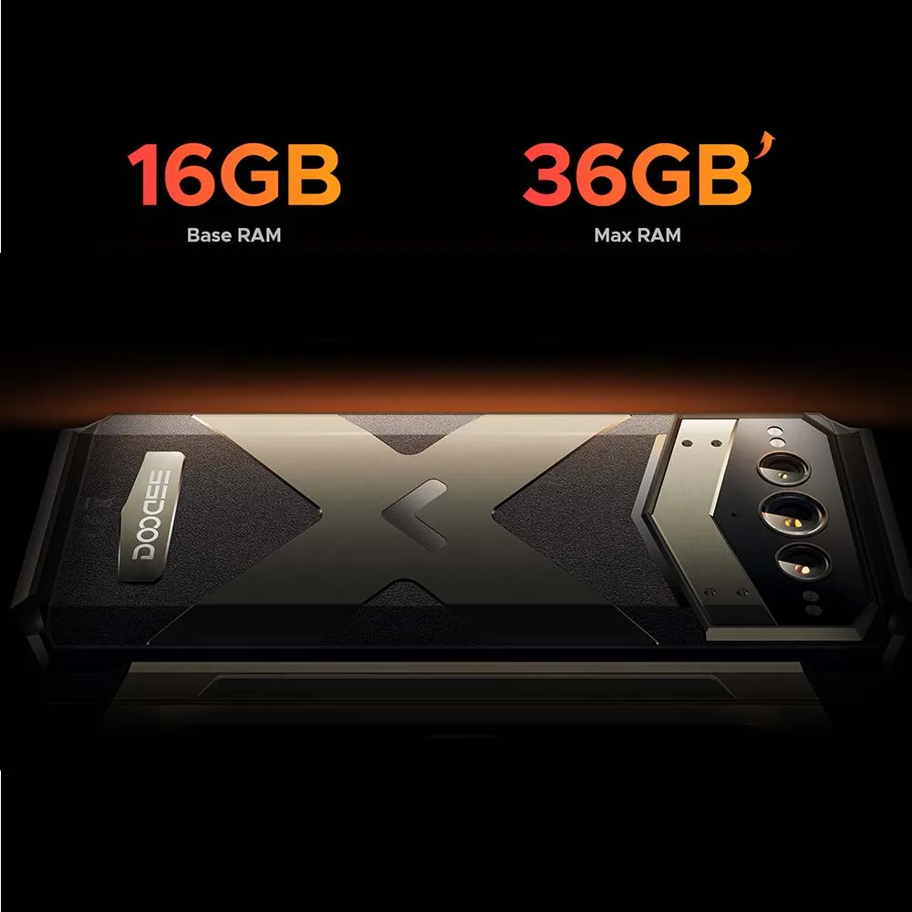 Global Version DOOGEE V Max Plus 5G Rugged Phone 6.58" 36GB(16+20) 512GB 200MP AI Camera 22000mAh Lighting Effect NFC 5G Phone - Image 5