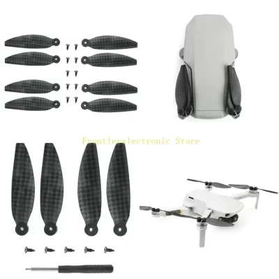 G8DB Replacement Carbon Fiber Propeller Low Noise with Screws Quick-Release Props for Mavic Mini Accessories