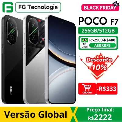 Global Version POCO F7 5G Smartphone Snapdragon® 8s Gen 4 6500mAh Battery 6.83" 1.5K AMOLED 50MP Camera OIS NFC 90W HyperCharge