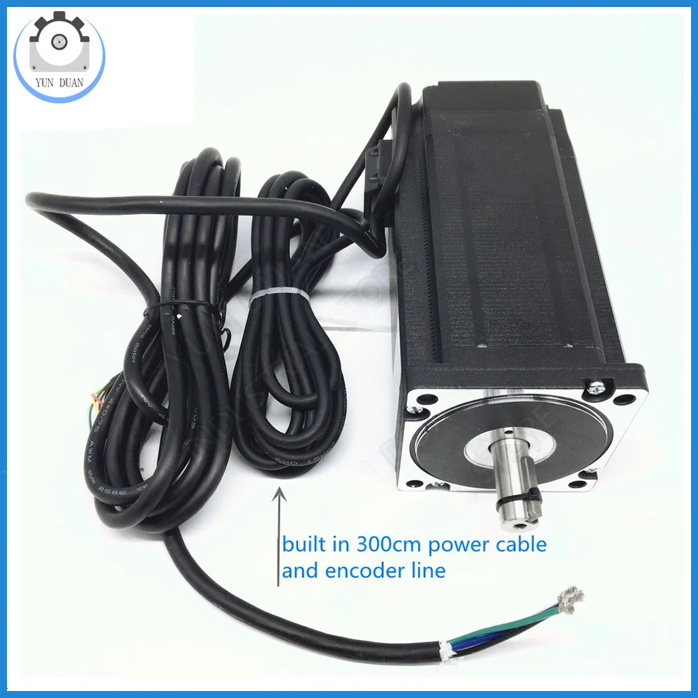 12nm nema34 motor de passo de circuito fechado 86mm dsp ac dc driver de motor 60v dc 400w fonte de alimentação hybird codificador fácil passo servo kits - Image 4