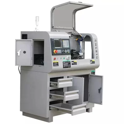 CNC210 CNC Mini Metal Turning Lathe Machine Tool Torno De Horizontal Mechanico Heavy Duty Bench Equipment Price Mesin Bubut
