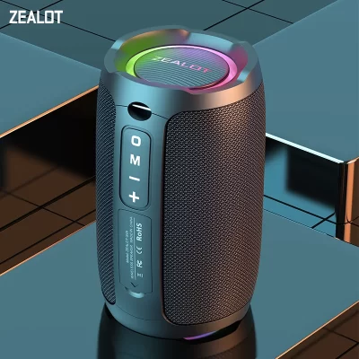 ZEALOT-S49 20W Portable bluetooth speaker Stereo Sound IPX7 waterproof wireless bluetooth 5.2 Excellent Bass Performace