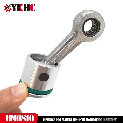 Pistão de alumínio para makita hm 0810 hm0810, haste de conexão, anel o, pino de rolamento de agulha, martelo de demolição, ferramentas elétricas, 1 conjunto