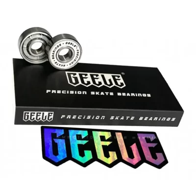 Pacote de 8 rolamentos de skate de aço carbono 608 para patins inline