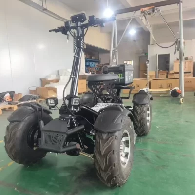 Novo design elétrico automático siga carrinho de golfe dobrável leve carrinho de golfe de 4 rodas com controle remoto