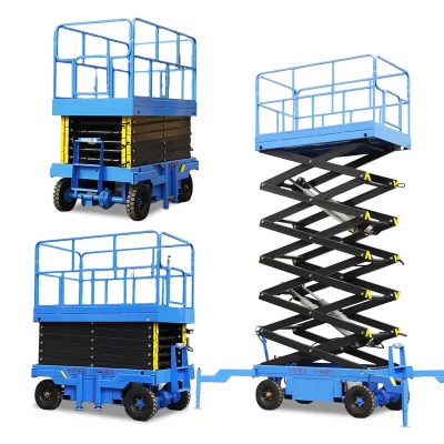 4m 6m 8m 10m 12m 14m andaime elevador plataforma de trabalho aéreo pequeno mini elétrico portátil elétrico móvel tesoura elevador